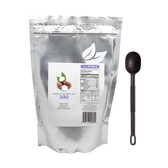 Tea Zone Taro Powder Mix for Boba Bubble Tea, Slush, Smoothies 2.2 lbs with 1 Bonus Measuring Spoon