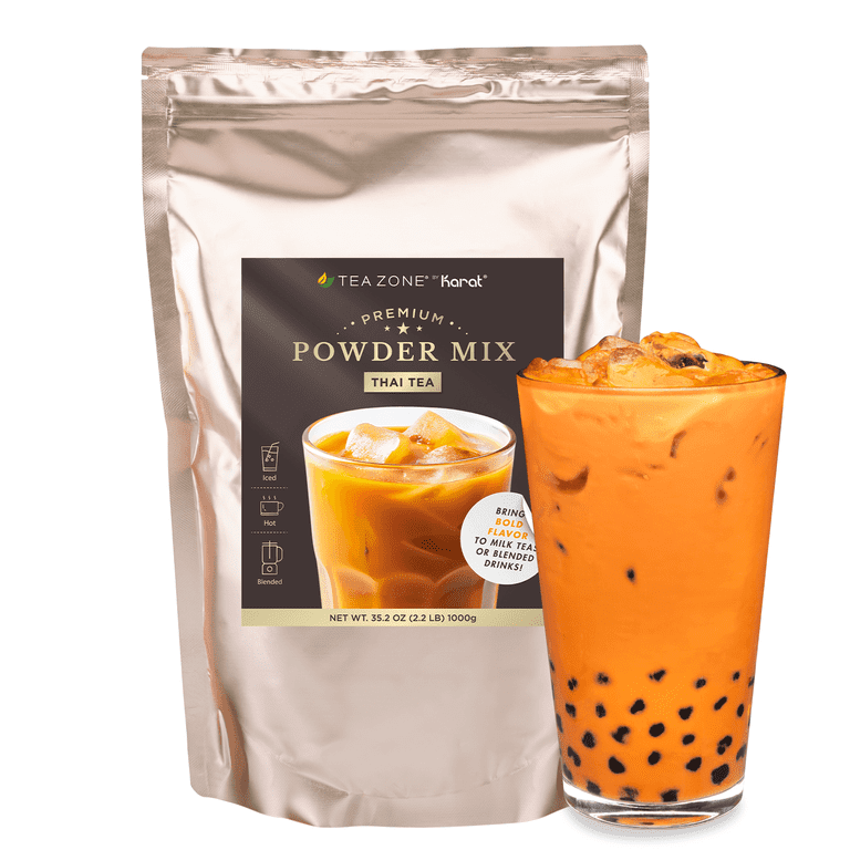 Tea Zone MilkTeaBLAST Okinawa Brown Sugar Powder - 2.2 Lbs, Low Fat, Makes 10 Servings