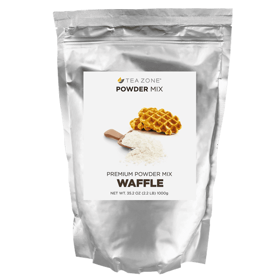 Tea Zone Waffle Powder Mix - Large 2.2 lb Bag, Makes 20-25 Waffles