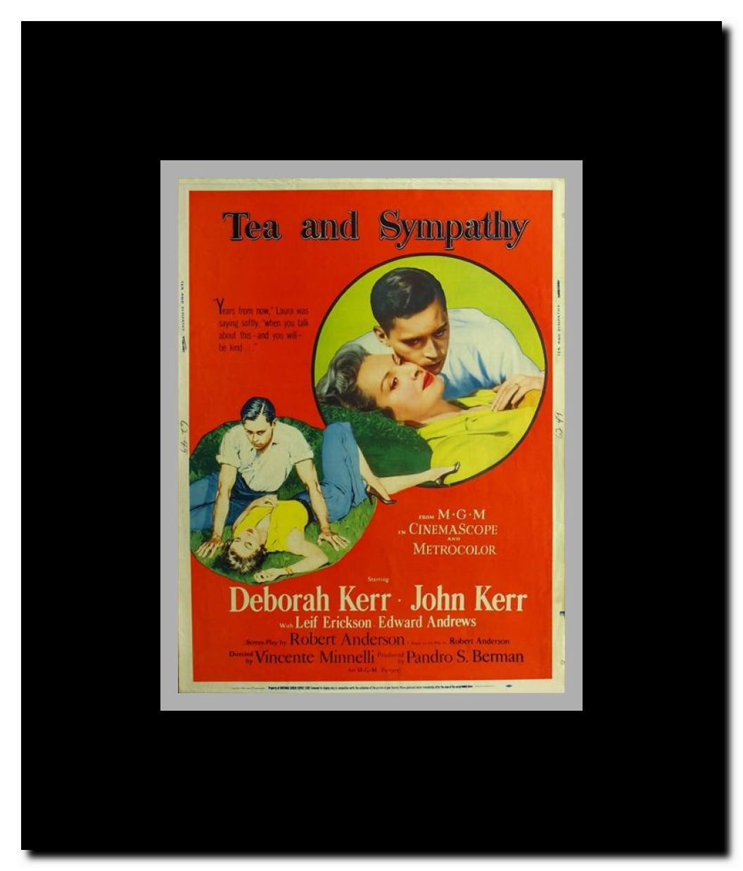 Tea and Sympathy Framed Movie Poster