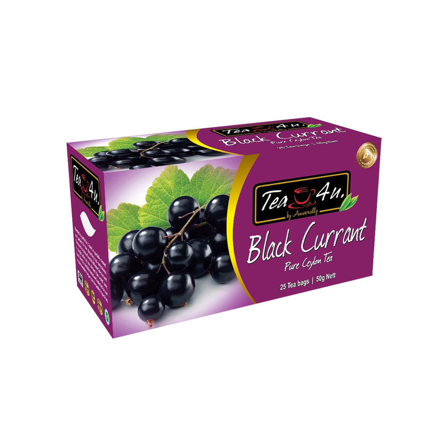 Df Currant Tea4U Flavored Black Ceylon Teabags (Black Currant) - Ideal Quality ...