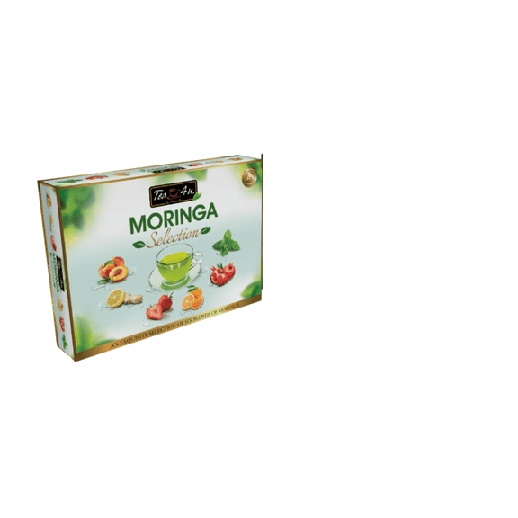 Tea4u Moringa Selection pack, 60 count - 10 each of 6 flavors