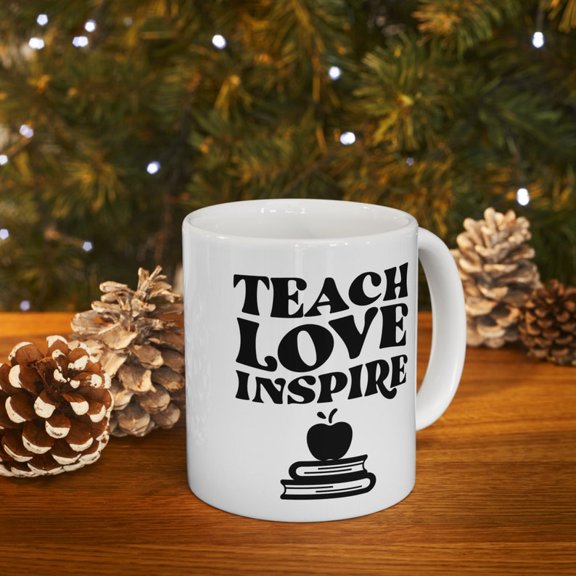 TeaC1her Mug Eat eep Teach Repeat ,Funnchool TeaC1her Mug Coffee Cup