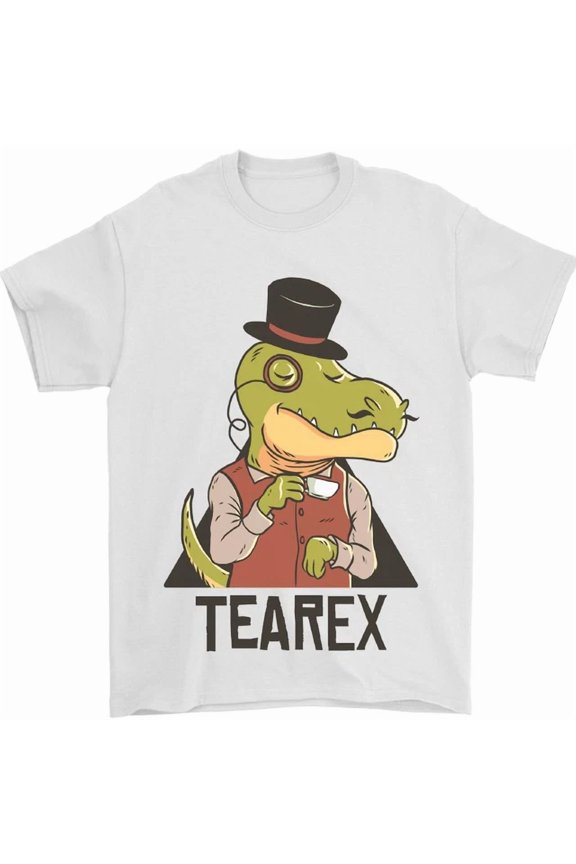 TeaRex Funny T-Rex Dinosaur Tea er T-Shirt