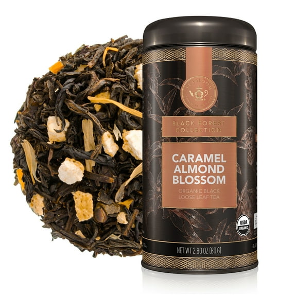 Teabloom Caramel Almond Blossom Loose Leaf Tea Canister