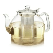 Teabloom Dublin Glass Teapot With Removable Infuser-27 OZ