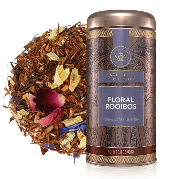 Teabloom Floral Rooibos Loose Leaf Tea Canister