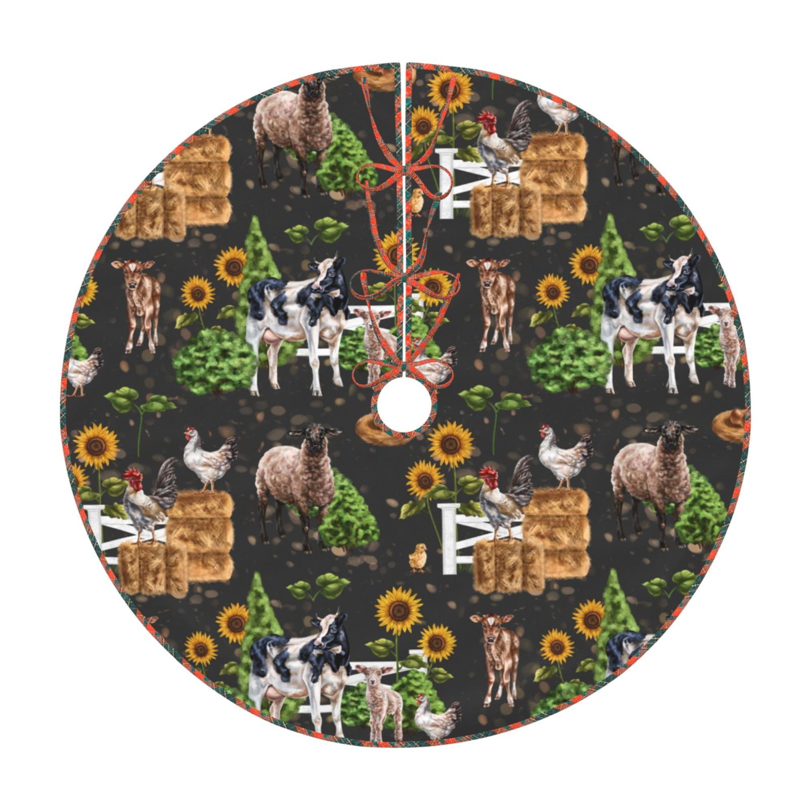 Teaboi Farm Animals 2 for Christmas Tree Skirt, Christmas Tree ...