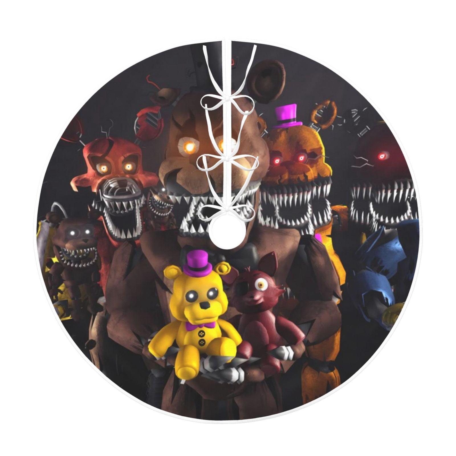Teaboi Five Nights At Freddy'S for Christmas Tree Skirt, Christmas Tree