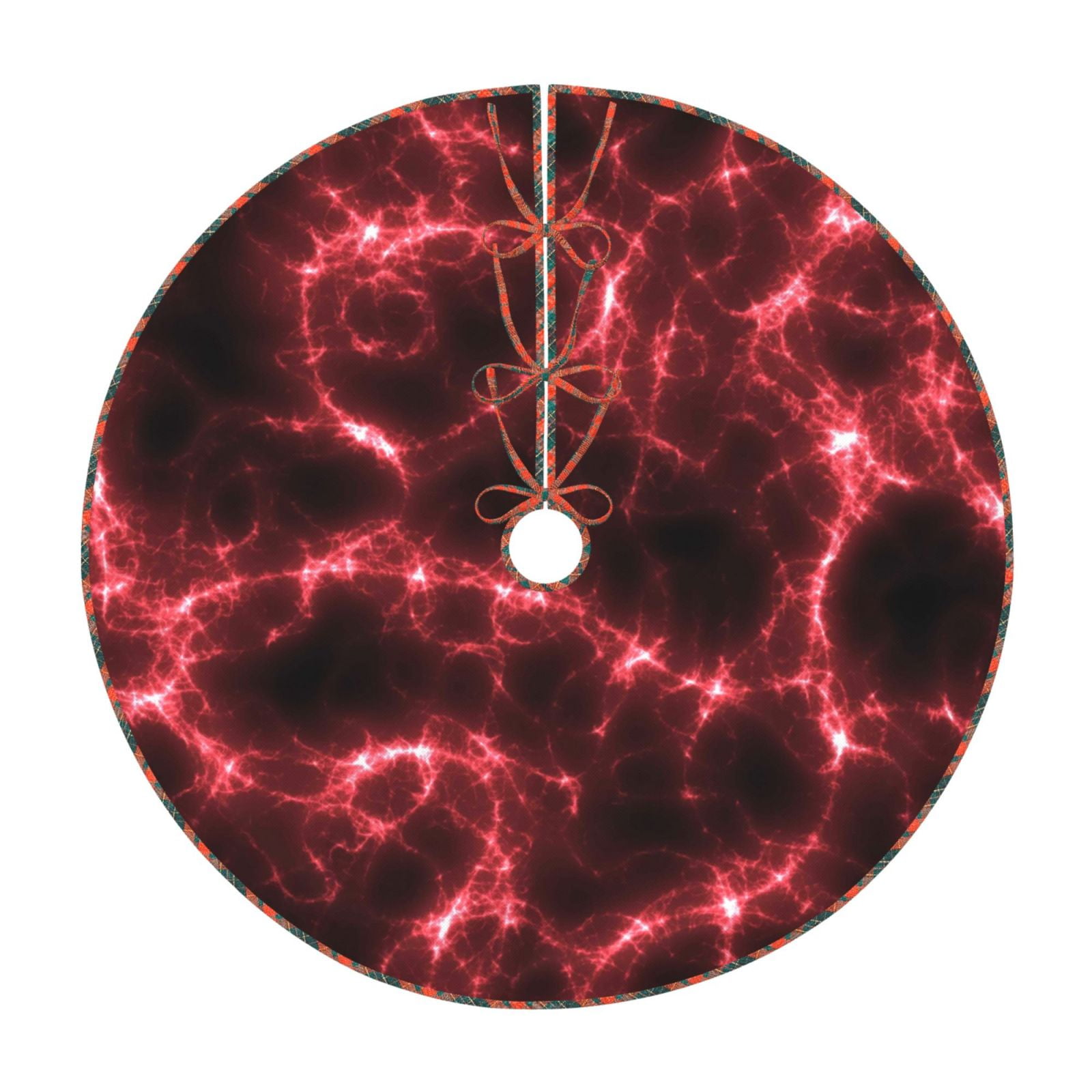 Teaboi Red Line for Christmas Tree Skirt, Christmas Tree Decoration ...