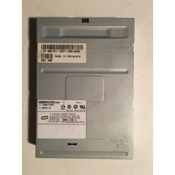 Teac 1.44nv 193077c627 fd-235hg c627-u, no face plate, 00u151 rev a00