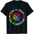 thumbnail image 1 of Teach Accept Love Understand Women Teacher Autism Awareness T-Shirt, 1 of 4