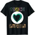 thumbnail image 1 of Teach Compassion Ribbon Sexual Assault Awareness month shirt, 1 of 4