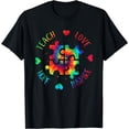 thumbnail image 1 of Teach Hope Love Inspire Autism Awareness Teacher Tie Dye T-Shirt, 1 of 4