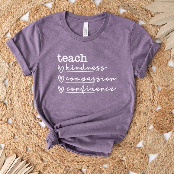 Teach Kindness Tee, Ed Teacher Shirt, Teacher Appreciation , Back To School T-Shirt, Ed For Mom, Inspirational Tee For Teachers