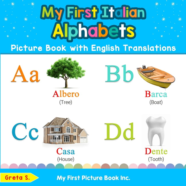 My First Italian Alphabets Picture Book
