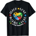 thumbnail image 1 of Teach Love Inspire Autism Awareness Teacher T-Shirt, 1 of 4