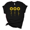 thumbnail image 1 of Teach, Love, Inspire Sunflower Teacher Appreciation Ladies Short Sleeve T-shirt Graphic Tee Graphic Tee-Black-xxl, 1 of 4