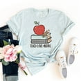thumbnail image 1 of Teach Love Inspire T-shirt Women's Educator Tee Christmas Gift For Her Inspirational Shirt Motivating Shirts Teacher Top Preschool Tshirt, 1 of 3