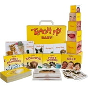 Teach My Learning Kit - Baby - Screen Free Set, Numbers-Words-Self-Sounds-Matching, Storage Case, Guided Child Development, 20 Min A Day, 6 mo+