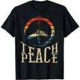 thumbnail image 1 of Teach Peace T-Shirt Black Small, 1 of 4