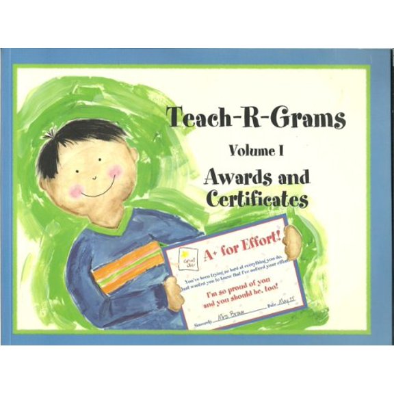 Pre-Owned Teach-R-Grams, Volume I (1): Awards and Certificates Paperback