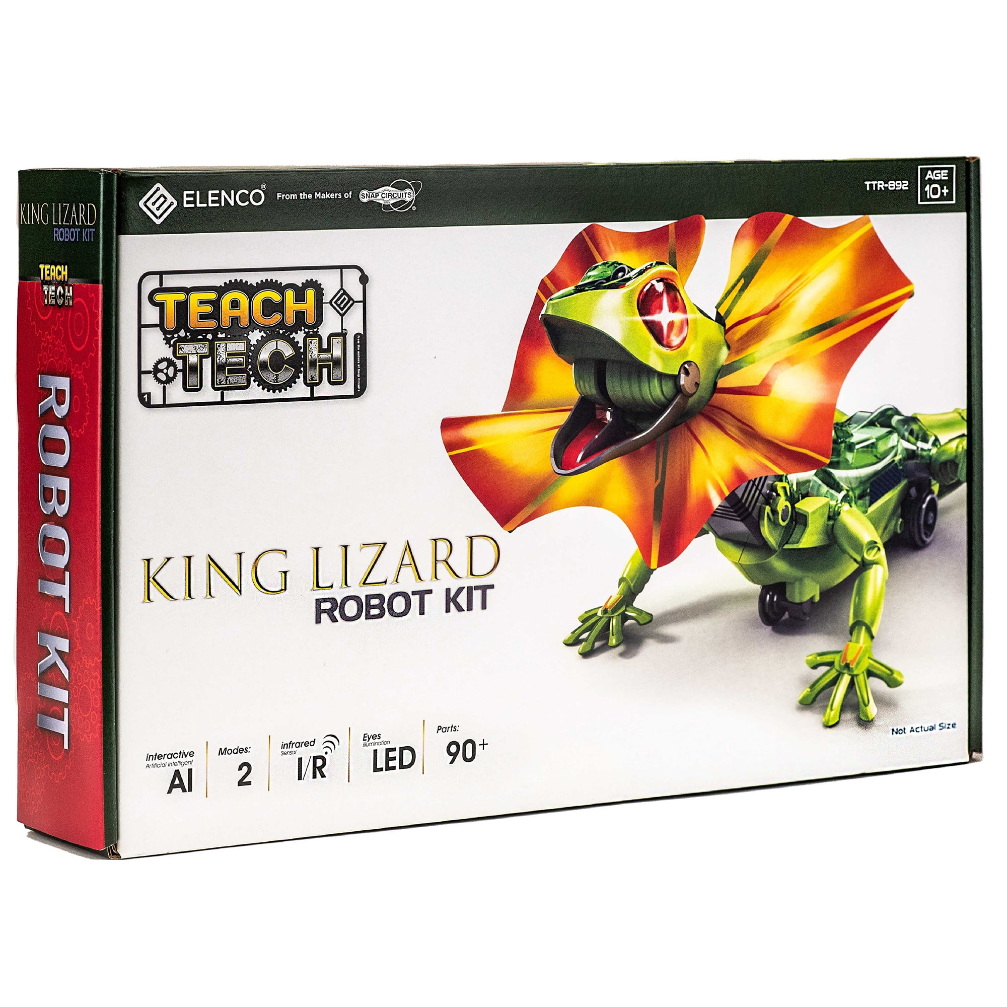 Teach Tech King Lizard, Interactive Lizard Robot Kit, STEM Creative