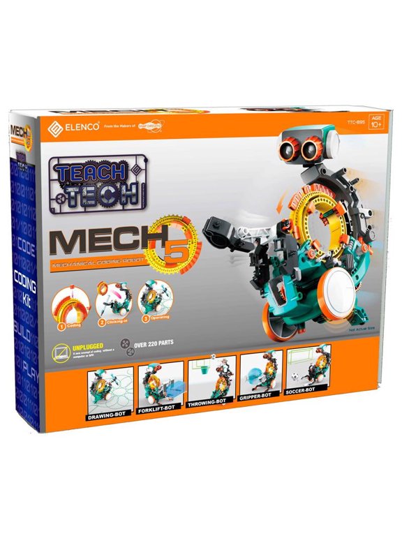 Mech-5 Programable Mechanical Robot Coding Kit, Stem Educational Toys