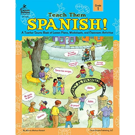 Pre-Owned Teach Them Spanish!, Grade 1: A Teacher Source Book of Lesson Plans, Worksheets, and Classroom Activities (Paperback) 0742401960 9780742401969