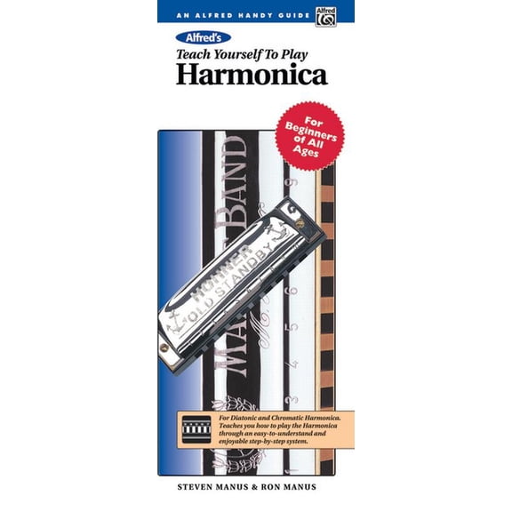 Pre-Owned Teach Yourself Alfred's Teach Yourself to Play Harmonica: For Beginners of All Ages, Comb Bound Book, (Paperback)