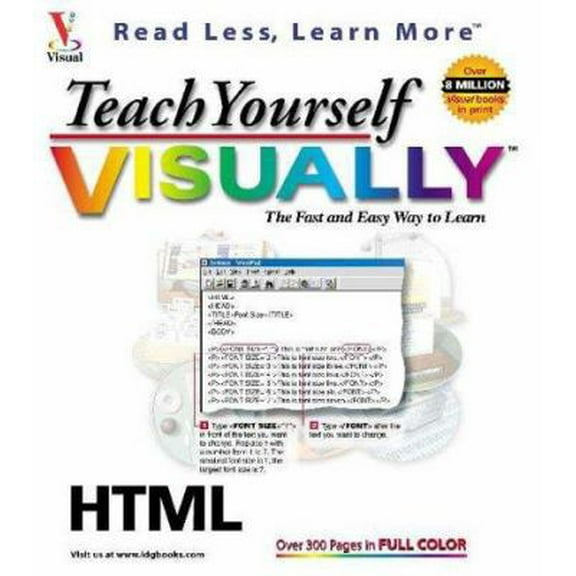 Pre-Owned Teach Yourself HTML VISUALLY (Paperback) 0764534238 9780764534232