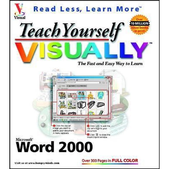Pre-Owned Teach Yourself Microsoft Word 2000 VISUALLY (Paperback) 0764560557 9780764560552