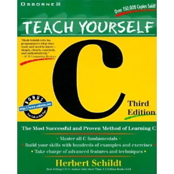 Pre-Owned Teach Yourself: Teach Yourself C (Edition 3) (Paperback)