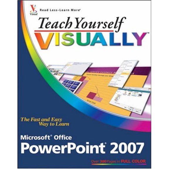Pre-Owned Teach Yourself VISUALLY Microsoft Office PowerPoint 2007 (Paperback) 0470045884 9780470045886