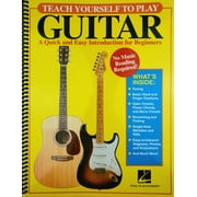 Teach Yourself to Play Guitar: A Quick and Easy Introduction for Beginners (Spiral Bound)