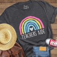 thumbnail image 1 of Teacher Aide Shirt, Back To School Tee, Teacher Assistant Gift, Substitute Teacher Shirt, Teacher Rainbow Shirt, Teacher Aide Tee, Para Gift Unisex S-5XL Hot Trending Shirt, Vintage Birthday Gift, 1 of 3