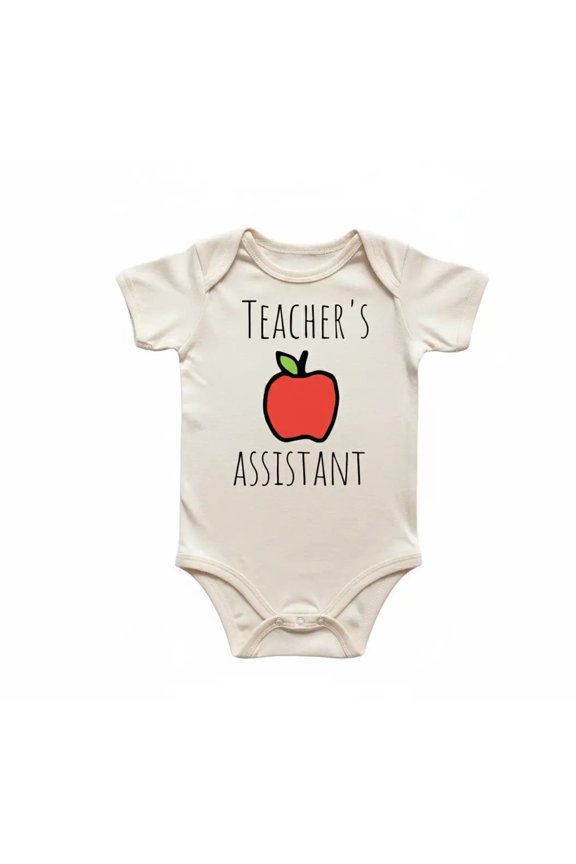 Teacher Apple Newborn Gift Baby Bodysuit
