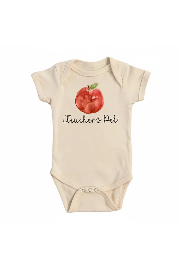 Teacher Apple Newborn Gift Baby Bodysuits