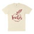 thumbnail image 1 of Teacher Apple Shirt Unisex 3X-Large Natural, 1 of 5