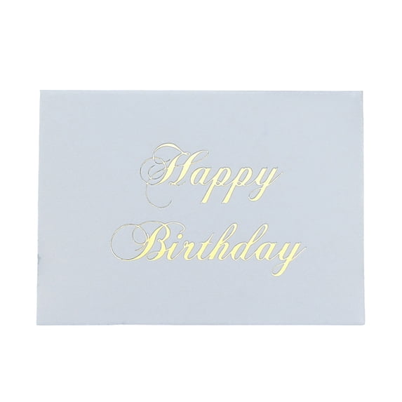 Teacher Appreciation Card, Greeting Card with Flower Hot Stamping and Envelope, Birthday Thank You Card for Teacher, Folded Note Card for Holiday Gift Giving