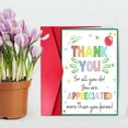 thumbnail image 1 of Teacher Appreciation Card Teacher Appreciation Gift Card Bulk Teacher's Day Teacher Teacher Card Teacher Appreciation Gift Of The Year (Thanks), 1 of 5