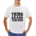 thumbnail image 1 of Teacher Appreciation Gift Tee Funny 3rd Grade Educator T-Shirt Unisex Black, 1 of 5