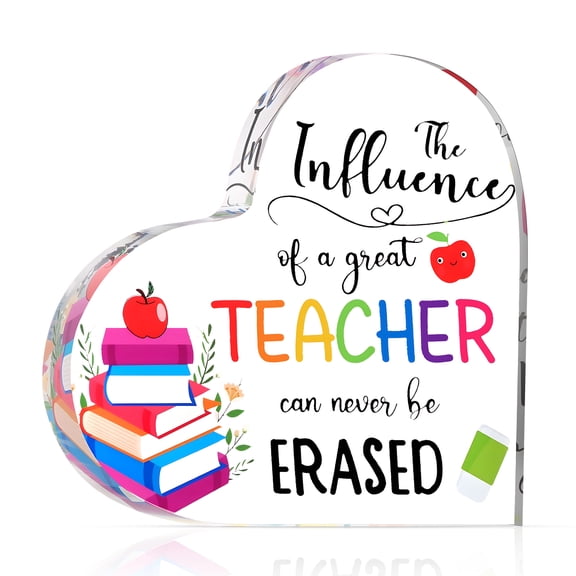 Teacher Appreciation Gift Valentine's Day Teacher Gift for Women Birthday Christmas Paperweight Keepsake Thank You Gift for Office Classroom Décor Design3