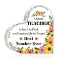 thumbnail image 1 of Teacher Appreciation Gift Valentine's Day Teacher Gift for Women Birthday Christmas Paperweight Keepsake Thank You Gift for Office Classroom Décor Design4, 1 of 7