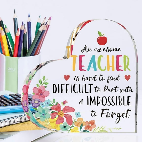 Teacher Appreciation Gift for Women Birthday Gift for Teacher Paperweight Keepsake Thank You Teacher Graduation A6