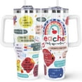thumbnail image 1 of Teacher Appreciation Gifts 40oz Tumbler with Handle and Straw Lid|Teacher Gifts Vacuum Insulated Leak Proof Tumbler Teacher Gifts for Women|Best Teacher Gifts Stainless Steel Travel Mug |Teacher Daily, 1 of 6