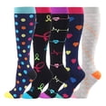 thumbnail image 1 of Teacher Appreciation Gifts AXXD Ankle Socks Women,Unisex 5 Pairs Socks Brede Kalf Compressie Sports Socks, 1 of 1