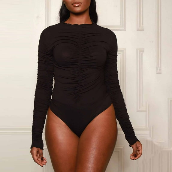 Teacher Appreciation Gifts AXXD Bike Shorts,Solid Color Leopard Print Long Sleeve Shirt Jumpsuit Shorts for Women Black 12