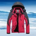 thumbnail image 1 of Teacher Appreciation Gifts AXXD Coats For Women With Plus Size Sprint Outdoor Windproof Warmcoat Thickened Cycling Hooded Coat Pink Size M(Us:6), 1 of 3