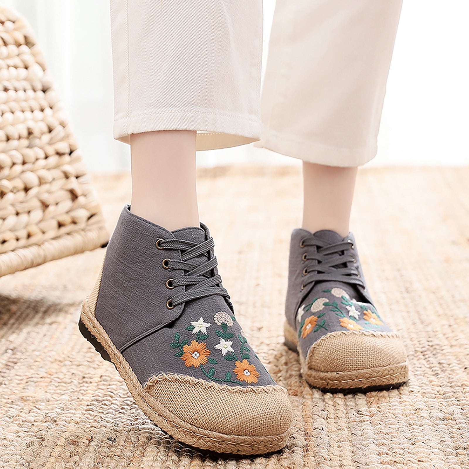 Teacher Appreciation Gifts AXXD Flat Women Steel Toe Shoes For Work ...